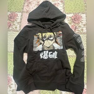 Hot Topic My Hero Academia anime black hoodie